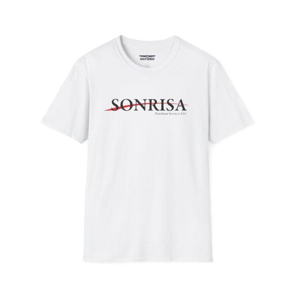 Unbranded Other - SONRISA Minimalist Text T-Shirt | Clean Logo Graphic Tee | Unisex White Shirt |